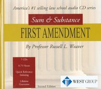 Sum and Substance Audio Set CD on First Amendment