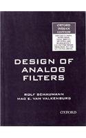 Design of Analog Filters - Oxford Indian Edition