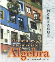 Elementary  Intermediate Algebra: A Combined Course