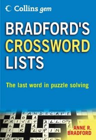 Bradford's Crossword Lists (Collins GEM)