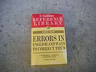 Errors in English and Ways to Correct Them (Collins Reference Library)
