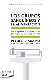 Los grupos sanguineos y la alimentacion (Spanish Edition)