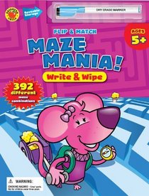 Flip and Match Maze Mania Write and Wipe