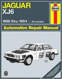 Haynes Jaguar Xj6 Automotive Repair Manual (Auto Repair Manual Series)