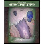 Algebra and Trigonometry: Study Guide