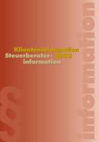 Klienteninformation 2002 - Steuerberaterinformation