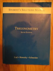Trigonometry: Student's Solutions Manual