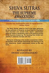 Shiva Sutras: The Supreme Awakening (Lakshmanjoo Academy Book Series)