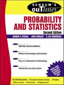 Schaum's Outline Probability Stats (McGraw-Hill International Editions)