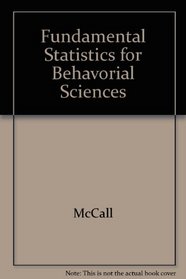 Fundamental Statistics for Behavorial Sciences