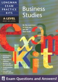 Longman Exam Practice Kit: A-level and AS-level Business Studies (Longman Exam Practice Kits)