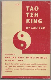 Tao Teh King: Nature and Intelligence