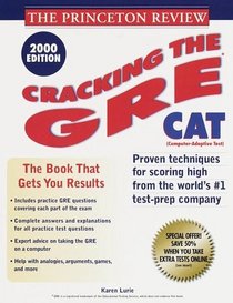 Princeton Review: Cracking the GRE CAT, 2000 Edition (Cracking the Gre Cat 2000)