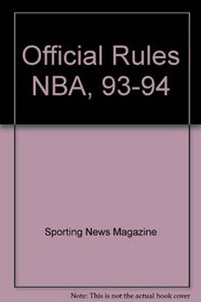 Official Rules NBA, 93-94