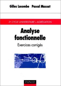 Analyse fonctionnelle : Exercices corrigs