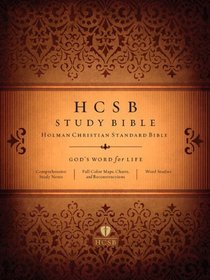 HCSB Study Bible, Black Cowhide