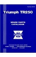 Triumph Tr250 Sports Car: Spare Parts Catalogue
