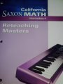 California Saxon Math Intermediate 4 Reteaching Masters