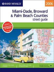 Rand Mcnally Miami-Dade, Broward, & Palm Beach Counties: Street Guide