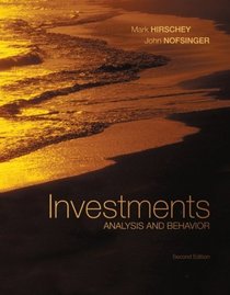Investments with S&P bind-in card: Analysis and Behavior (Mcgraw-Hill/Irwin Series in Finance, Insurance, and Real Estate)