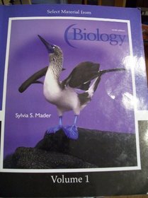 Select Material From Biology Tenth Edition Volume 1 (Volume 1)