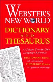 Webster's New World Dictionary and Thesaurus