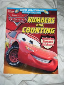 Disney Pixar Cars Numbers and Counting Write-on Wipe-off Activity Workbook
