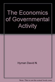 The economics of governmental activity