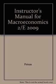 Instructor's Manual for Macroeconomics 2/E 2009