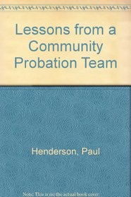 Lessons from a Community Probation Team