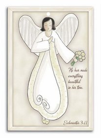 Everything Beautiful Angel Mini Plaque