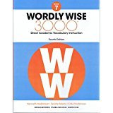 Wordly Wise 3000, Grade 7: Direct Academic Vocabulary Instruction