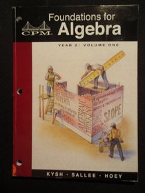 Foundations for Algebra: Year 2, Vol. 1