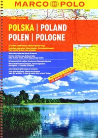 Poland Marco Polo Road Atlas: 1:300 000