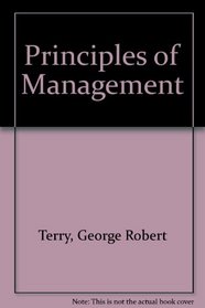 Principles of Management (Dow Jones-Irwin Personal Learning Aid Series)