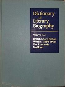 Dictionary of Literary Biography: British Short Fiction Writers 1880-1914