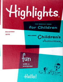 Highlights: The Monthly Book for Children, Vvol 31 #9,  Nov 1976