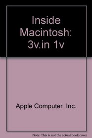 Apple Inside Macintosh, Volumes I, II, and III