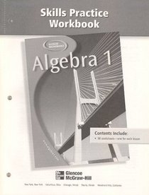 Algebra 1, Skills Practice Workbook