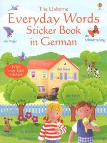 Everyday Words Sticker Book in German (Everyday words sticker books) (German Edition)