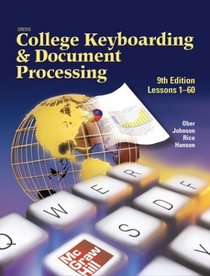 Gregg College Keyboarding and Document Processing Kit 1 (Lessons 1-60)