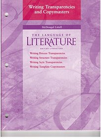 Language of Literature British Literature Writing Transparencies and Copymasters