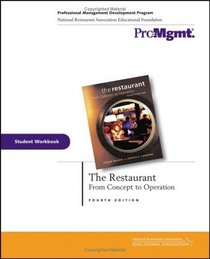 The Restaurant, Student Workbook : From Concept to Operation