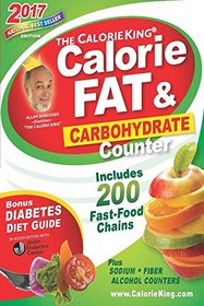 The CalorieKing Calorie, Fat & Carbohydrate Counter 2017