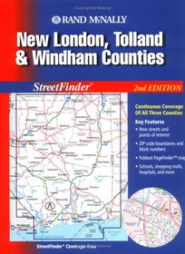 Rand McNally New London, Tolland & Windham Counties 2004: Streetfinder