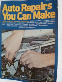 Auto Repairs You Can Make