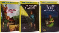 The Secret of the Old Clock / The Hidden Staircase / The Bungalow Mystery (Nancy Drew Starter Pack, Vols. 1-3)