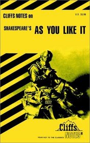 Cliffs Notes on Shakespeare's As You Like It