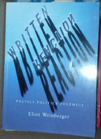 Written Reaction: Poetics Politics Polemics (1979-1995)