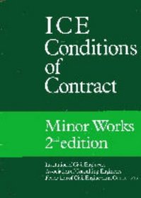 Ice Conditions of Contracts for Minor Works, Second Edition